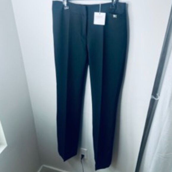 EDAS Black Dress Pants, Made in Italy - Picture 1 of 8